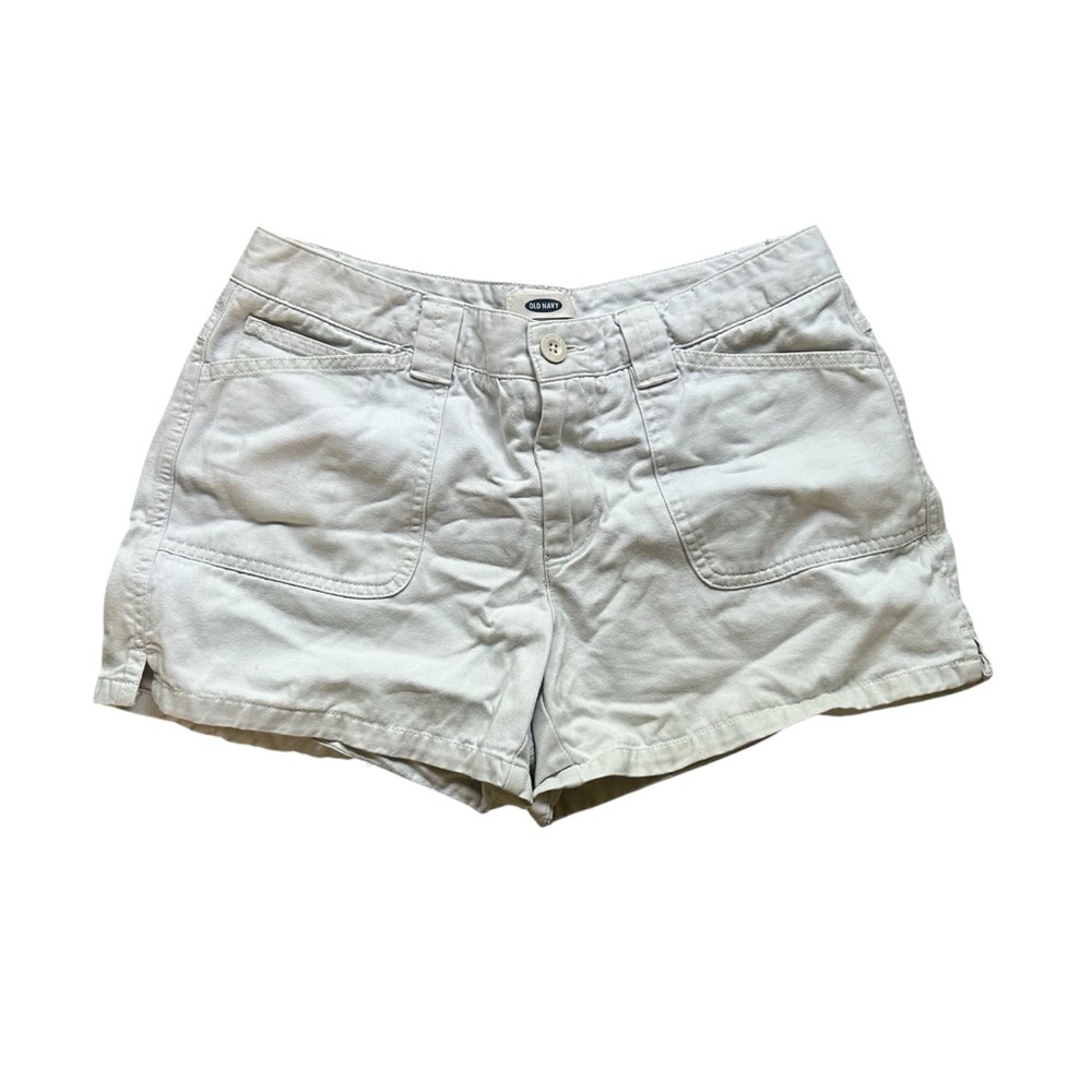 Old Navy White Cargo Shorts
